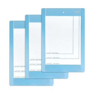 Tapis de découpe YS pour <span class=keywords><strong>Cricut</strong></span> Joy 4,5*6,25 pouces, adhésif durable, bleu, pour loisirs créatifs et quilting, accessoires - Product Image 1