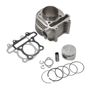 GY6 150cc 중국 스쿠터 엔진 58.5mm 실린더 헤드 Assy Gaskat 피스톤 키트 4T 157QMJ ATV Go-Kart 버기 오토바이 쿼드