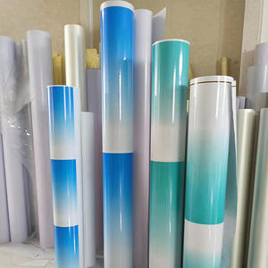 Papier de fond pour <span class=keywords><strong>aquarium</strong></span>, dégradé bleu et blanc, dégradé bleu et blanc - Product Image 3