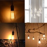 Prise UE support de lampe E14 E27 prise blanc noir avec interrupteur longueur personnalisée câble cordon vis anneau