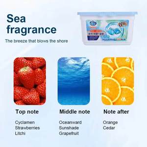 Sea Fragrance <b>Detergent</b> Pods for Automatic Machine Washing Fruity Scent Long Lasting Fragrance Apparel Use - Product Image 1