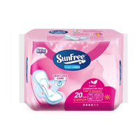 Serviettes hygiéniques en coton biologique à surface douce, serviettes hygiéniques jetables, support OEM