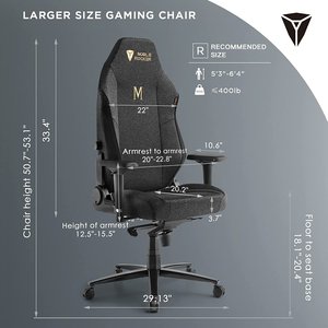 Cuscino a forma di memoria magnetica con schienale alto silla gamer gamer chair gaming gaming chair massage - Product Image 5