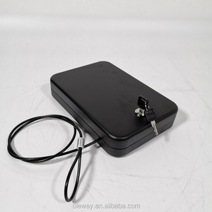 Cajas Fuertes para Automóviles de Tamaño Pequeño a <span class=keywords><strong>Precio</strong></span> de Fábrica, Fáciles de Transportar, con Cable de Seguridad, Más Seguras para Vehículos y Hogares - Product Image 3