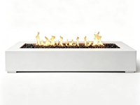 Produit phare : Grande cheminée à gaz extérieure, foyer de table robuste pour bois combustible, garantie 5 ans