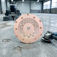 Disque de meulage PanGu 7 pouces à coupe évasée PCD avec 12 segments abrasifs fins pour un retrait efficace de la colle époxy – Outils de meulage de qualité supérieure