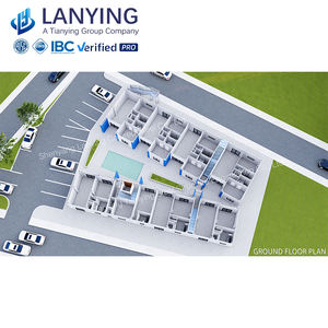 中国低コスト鉄骨構造倉庫カップルオフィスビル特別区画プレハブ倉庫無料デザイン - Product Image 1