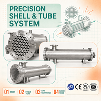 Intercambiador de Calor Industrial de Acero Inoxidable de Servicio Profesional, Enfriador Modular de Carcasa y Tubos con Fácil Inspección