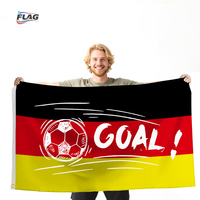 Moq, 1 unidad, evento deportivo, 3*5 pies, Bandera de equipo de doble cara, pancarta de animación, diseño gratuito personalizado, poliéster ecológico