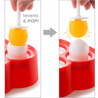 Moule à sucettes glacées en silicone durable de qualité alimentaire avec ligne de remplissage, pour jus et yaourt faits maison
