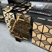 Panneaux acoustiques insonorisants de décoration murale en MDF HDF ignifuge écologique