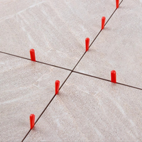 Système de nivellement de carreaux 7 mm, petit cale de 8 mm, insert en plastique pour outil de pose de carreaux, carte de réglage, facile à utiliser pour appartement moderne