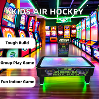 Machine de jeu de hockey sur air pour enfants à pièces Divertissement Jeu de sport de table de hockey sur air électrique