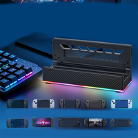 Station de charge 4K HD avec support pour ROG Ally, station de charge RGB pour ROG Xbox Ally, station de charge pour Steam Deck, OLED, refroidisseur de console Legion Go