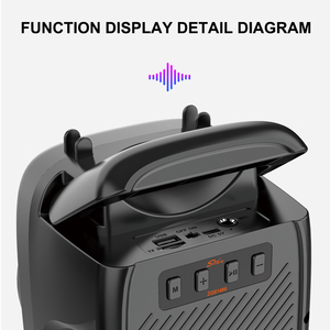 SING E ZQS8941X Altavoz Karaoke BT Recargable, Mini Altavoz Portátil para Actividades al Aire Libre, Reproductor de Audio <span class=keywords><strong>DJ</strong></span> - Product Image 4