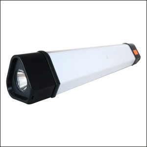 Working Stick <b>Flashlight</b> Rechargeable Battery <b>Led</b> Portable White Plastic Body Model Sw2186 - Product Image 3