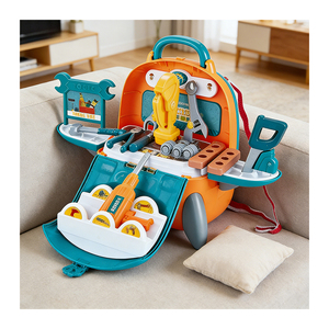 Ensemble d'outils de développement des compétences, établi en bois, boîte à outils, jouet d'ingénieur, perceuse, construction, jeu d'imitation, activité d'apprentissage, jouet éducatif - Product Image 2