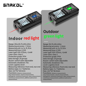 Medidor Láser Snakol Clase 2 a Batería, 40m 50m 70m 100m 120m, Telémetro Digital SK de Alta Precisión - Product Image 2
