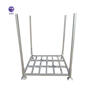 Estante de tubos galvanizados de metal apilable desmontable para manejo de materiales - Product Image 5