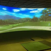 Profesyonel 3d Golf simülatörü tam Set sistemi eğitim yardımları kapalı projeksiyon ekran Golf simülatörü