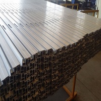 Profilé d'extrusion en aluminium pour ascenseur, accessoires de rail de guidage, cadre en aluminium anodisé sur mesure, pièces de seuil de porte d'ascenseur, OEM