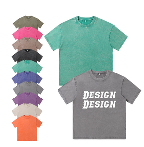 ผู้ผลิตเสื้อยืดเปล่าแบบพิมพ์ลายปักโลโก้ตามสั่ง งานศิลปะส่วนบุคคล ปรับแต่งได้ตามต้องการ - Product Image 2