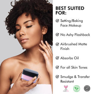 Polvo de maquillaje facial de varios colores <span class=keywords><strong>para</strong></span> todas las pieles Polvo de ajuste suelto Marrón mate translúcido Etiqueta privada - Product Image 2