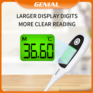 Genial fábrica termômetro digital spots com três cores backlight hospital tela grande termômetro eletrônico - Product Image 5