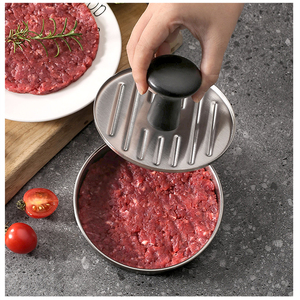 Molde antiadherente para hamburguesas Manjia, carne, carne, queso, verduras, fabricante de hamburguesas para parrilla, plancha, barbacoa - Product Image 4