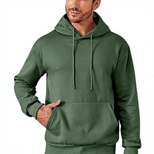Sudadera con Capucha para Hombre, Color Sólido, Corte Regular, Felpa de Algodón, Informal, para Invierno, Antipelusas, con Bolsillos, Estilo Tejido - Product Image 1