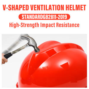 خوذات بناء كاملة الحافة بألوان مخصصة رائجة البيع، معدات حماية صناعية للرأس، قبعات صلبة للعمال - Product Image 3