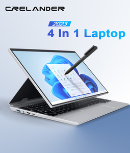 Crelander Notebook 14 Inci Intel Generasi ke-11 DDR4 16GB Dengan Dudukan Tablet PC Kamera HD Laptop 2 in 1 untuk Pelajar dan Pribadi - Product Image 3