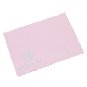 Paño de Limpieza de Joyas de Microfibra Jugged Edge Rosa y Azul, Paño para Pulir Oro y <span class=keywords><strong>Plata</strong></span> - Product Image 3