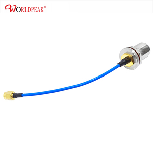 Loại N nữ Jack vách ngăn để SMA nam cắm bán linh hoạt rg402 ss402 rg141 rg405 086 tùy chỉnh <span class=keywords><strong>RF</strong></span> cáp đồng trục lắp ráp - Product Image 2