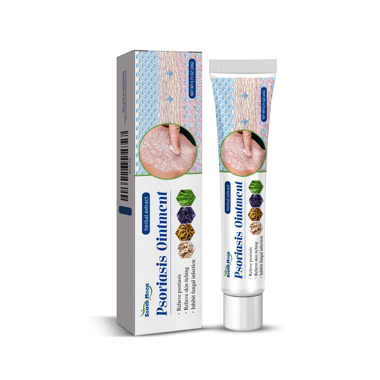South Moon Skin Care Cream Moisturizing & Nourishing Body External Use Glycerol Model B175 Universal Skin Type