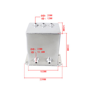Tanque de Combustible de Aluminio de 6L con Acabado Pulido Espejo para Modificación y Actualización, Ajuste Universal - Product Image 4