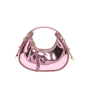 Wholesale New Stylish Children Mini Shiny Bag <strong>Women</strong> Glossy Pu Leather <strong>Small</strong> <strong>Handbag</strong> for Girls - Product Image 3