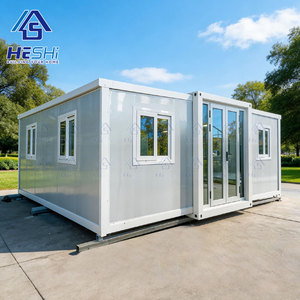 Casa Contenedor Prefabricada Expandible de 40 y 20 Pies, Lista para Usar, con 1, 2, 3, 4 o 5 Dormitorios, Cocina Plegable, Casa Modular tipo Cabaña - Product Image 1