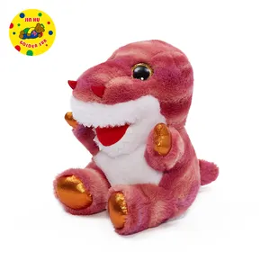 Yeni tasarım Dino doldurulmuş hayvan özel ağırlıklı dinozor peluş oyuncaklar