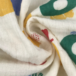 100 Màu Sắc 99% Polyester + 1% Dẫn Điện Filament Dệt Gạc Đôi Muslin Vải Co Kháng 120 GSM Chất Lượng Tốt Đồng Bằng - Product Image 2