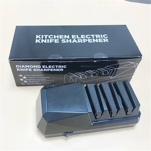 <span class=keywords><strong>Aiguiseur</strong></span> de couteaux électrique pour cuisine professionnelle, affûtage rapide en 3 étapes pour restaurer et polir les couteaux de <span class=keywords><strong>chef</strong></span> (noir) - Product Image 6