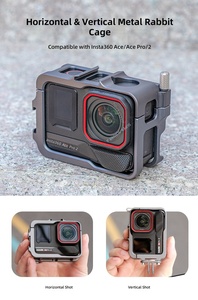 אביזרי ספורט למצלמת Insta360 <span class=keywords><strong>ACE</strong></span> PRO 2, מארז מגן איכותי קל משקל מאלומיניום עם שחרור מהיר ובסיס מגנטי - Product Image 5