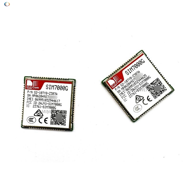 SIMCOM SIM7000 LTE-FDD TDD and Quad-Band GPRS GNSS EDGE module LCC type LTE CAT-M1(eMTC) NB IoT module global Band SIM7000G