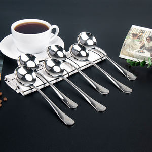 Toptan yüksek kaliteli kaşık çatal soğuk çay şeker kaşığı sofra takımı paslanmaz çelik kaşık - Product Image 2