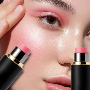 <span class=keywords><strong>Crema</strong></span> de Maquillaje Facial Multiusos 3 en 1 al por Mayor OEM, Marca Privada, Rubor, Sombra de Ojos y Labios Resistente al Agua, Barra de Rubor de Larga Duración - Product Image 2