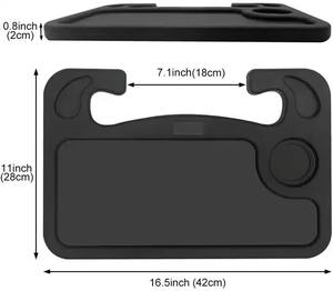 Y-0615 <span class=keywords><strong>Plateau</strong></span> de volant de <span class=keywords><strong>voiture</strong></span> portable <span class=keywords><strong>pour</strong></span> ordinateur portable et repas - Product Image 2