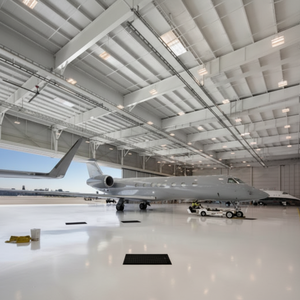 Hangar de Acero Prefabricado de Gran Envergadura con Grúa para Estacionamiento y Mantenimiento de Aviones <span class=keywords><strong>Airbus</strong></span> y Boeing - Product Image 2