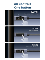 Kabel UGREEN 240W PD3.1 USB-C ke USB-C 1m dengan Layar Sentuh Digital, Pengisian Cepat, Sinkronisasi Data 480Mbps
