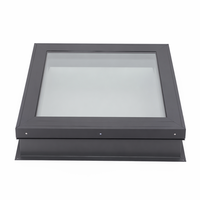 Intelligente Fernbedienung Elektrisches Dachfenster Lichtschacht Aluminium Gehärtetes Glas Automatische Belüftung Wasserdicht