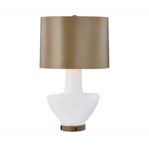 Elegante Lámpara de Mesa de Noche de Aluminio de 18 Pulgadas con Recubrimiento de Polvo Blanco, Duradera, Moderna, para Restaurante, Hotel, Bar, Decoración del Hogar, Eléctrica - Product Image 1